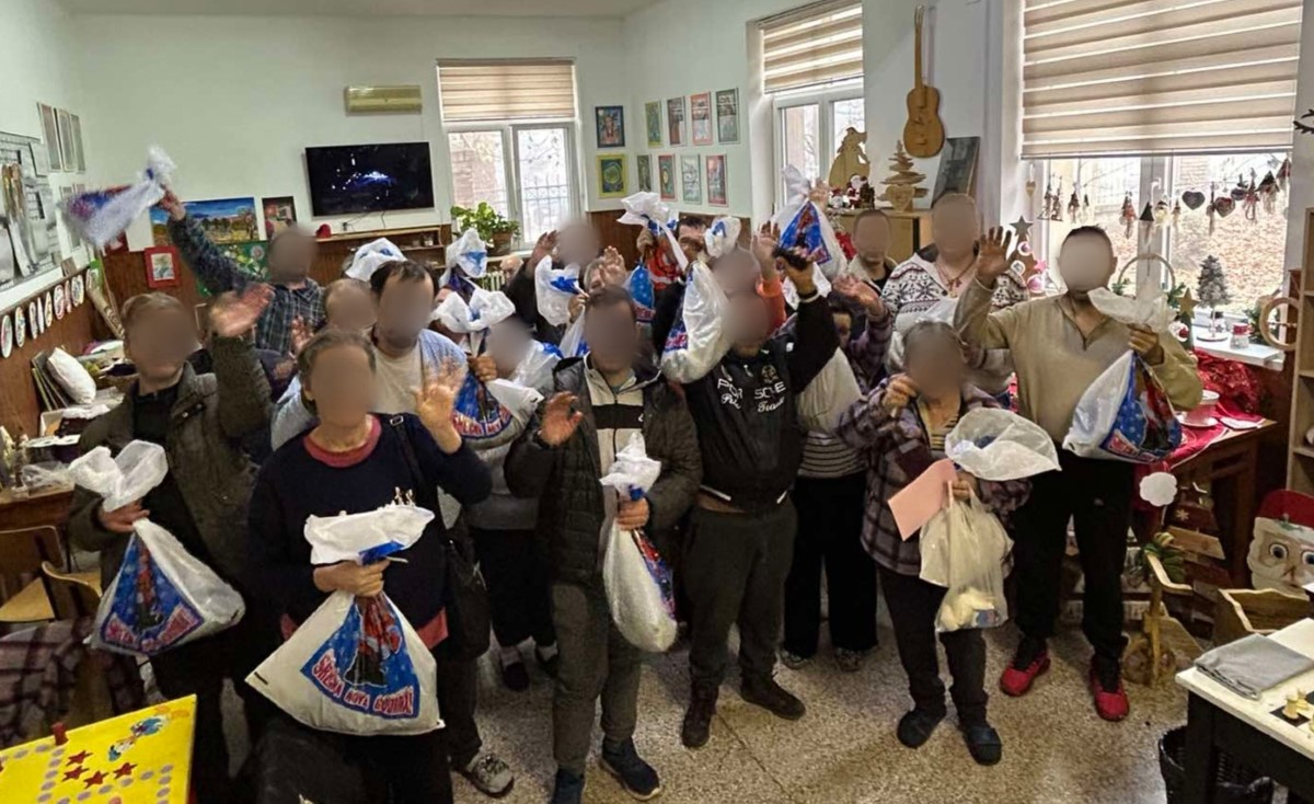 Новогодишњи пакетићи за пацијенте на Радној терапији